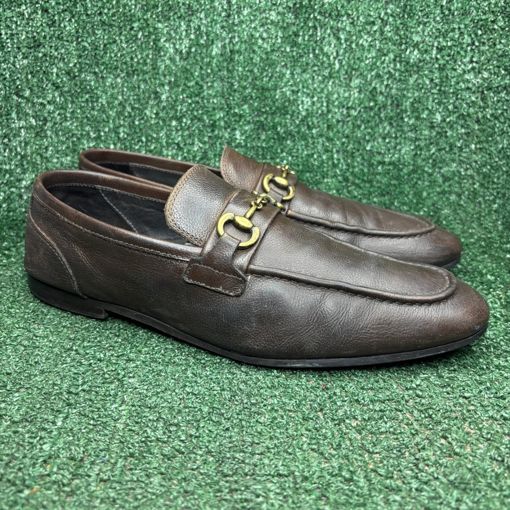 To Boot New York Bit Loafers Leather Slip On Classic Dress Shoes‎ Brown Mens 10